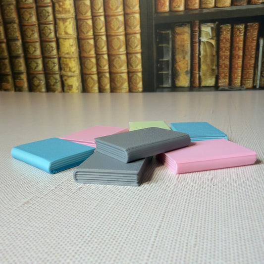 Miniature Blank Books For Bookshelf Trackers