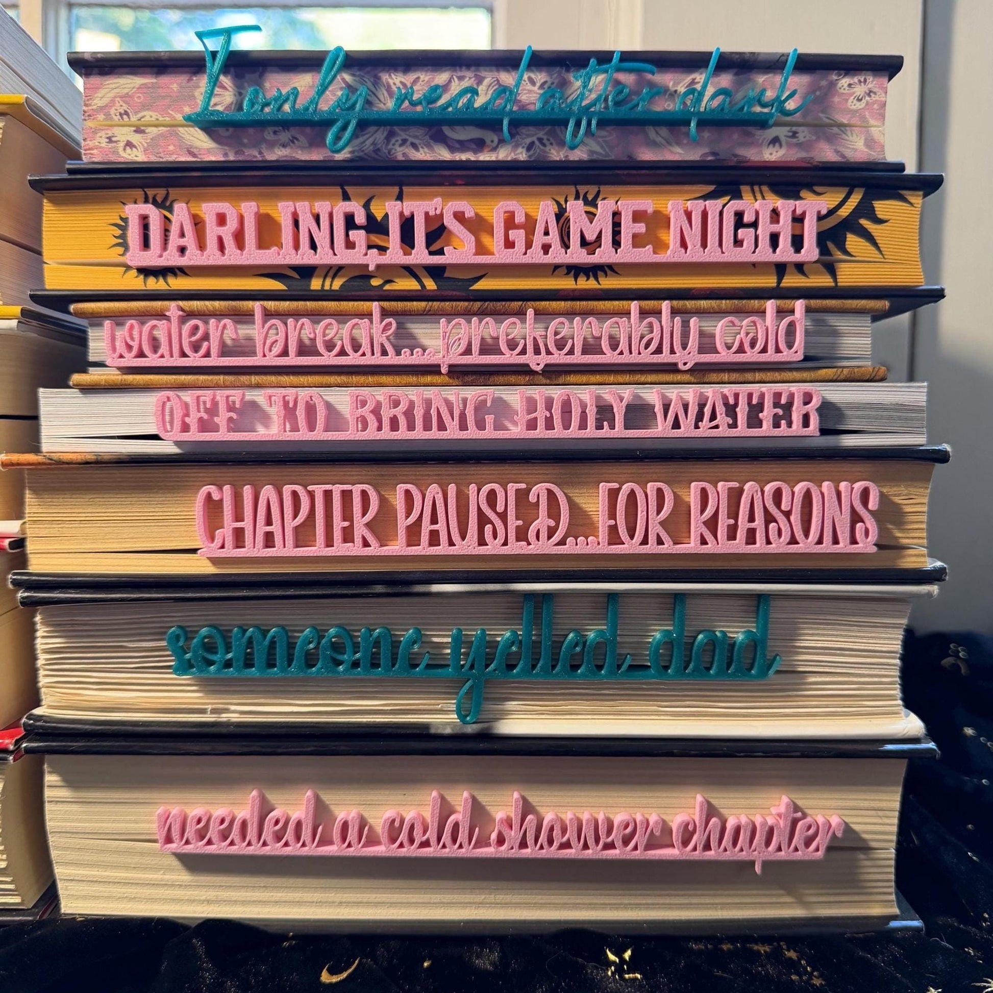 Funny Bookish Side Bookmarks for Readers – Choose Your Phrase