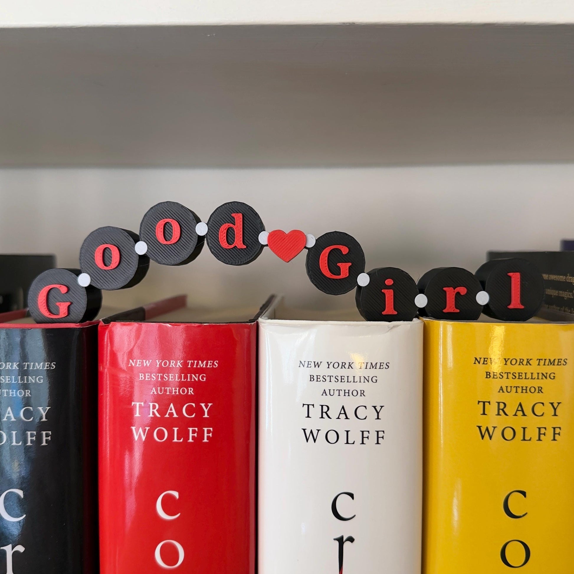 Good Girl Friendship Bracelet Sign | Bookshelf Sitter