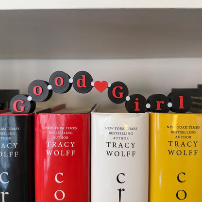 Good Girl Friendship Bracelet Sign | Bookshelf Sitter