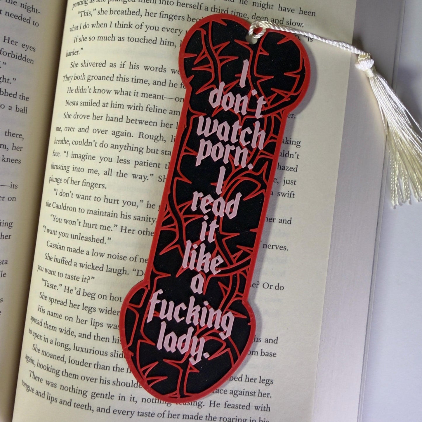 Penis Shaped Spicy Bookmarks