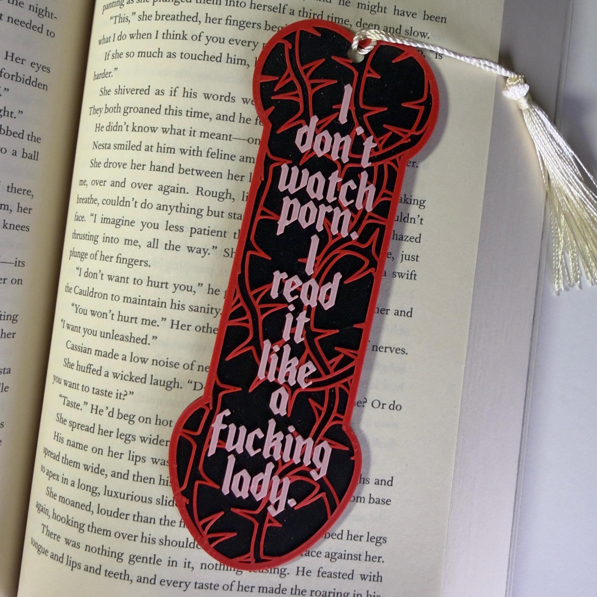 Penis Shaped Spicy Bookmarks