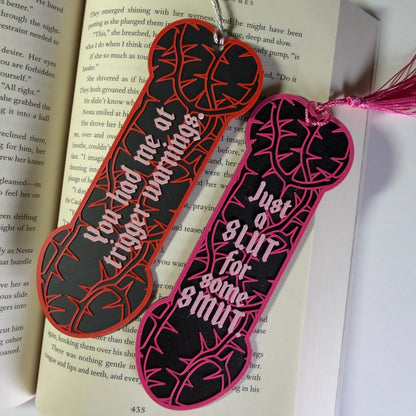 Penis Shaped Spicy Bookmarks