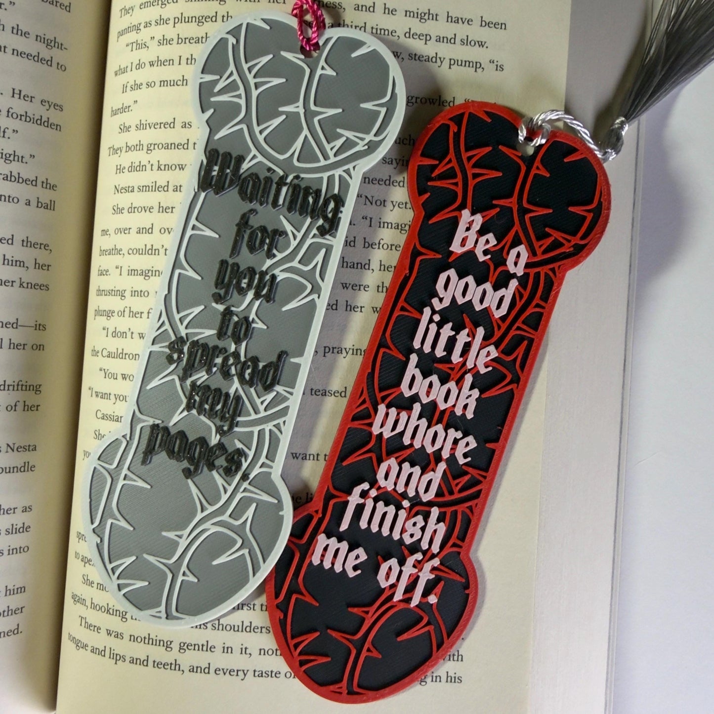 Penis Shaped Spicy Bookmarks