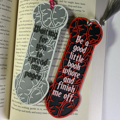 Penis Shaped Spicy Bookmarks