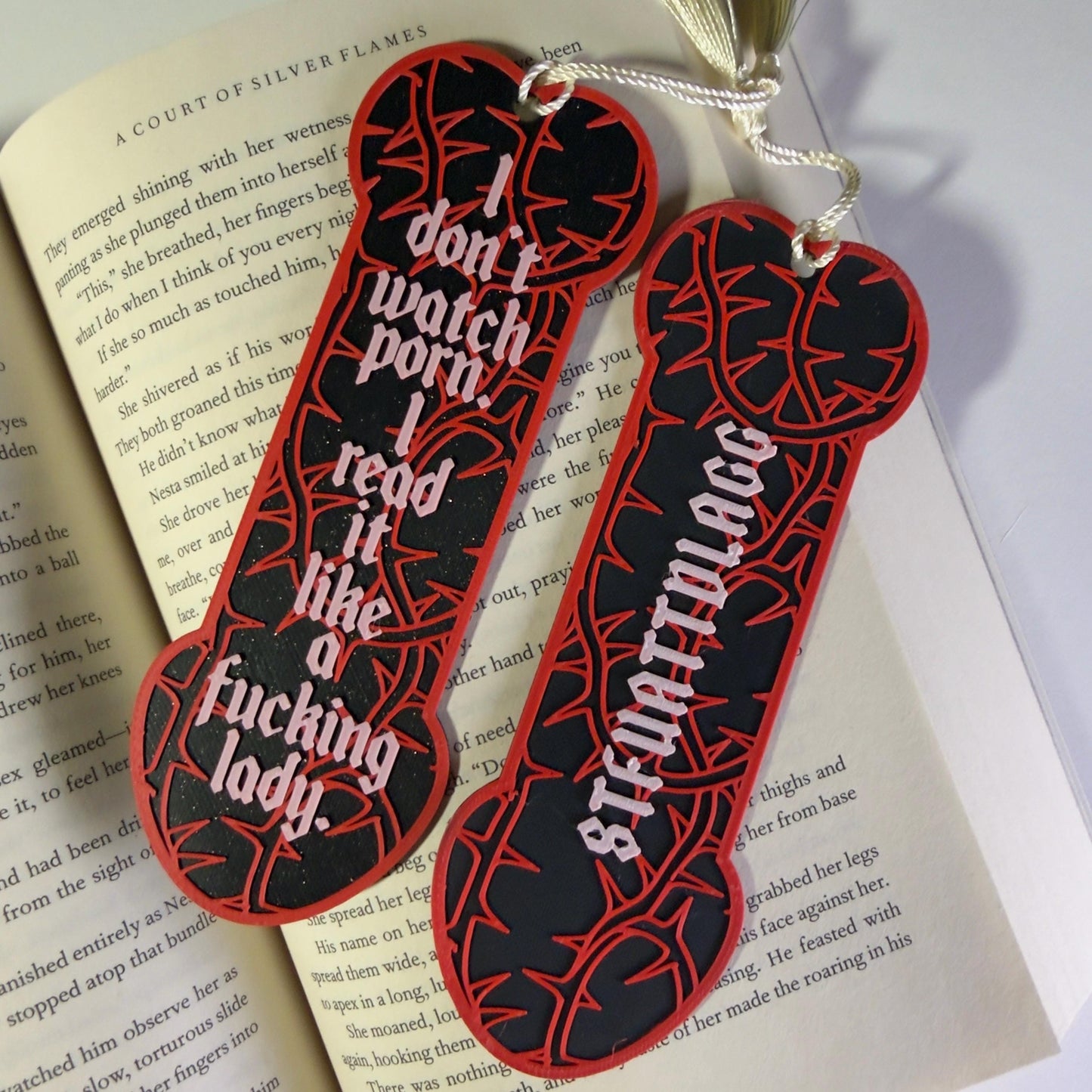 Penis Shaped Spicy Bookmarks