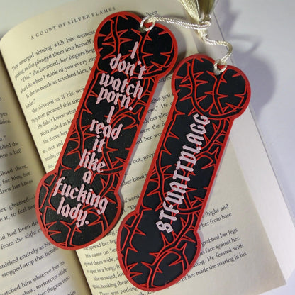 Penis Shaped Spicy Bookmarks