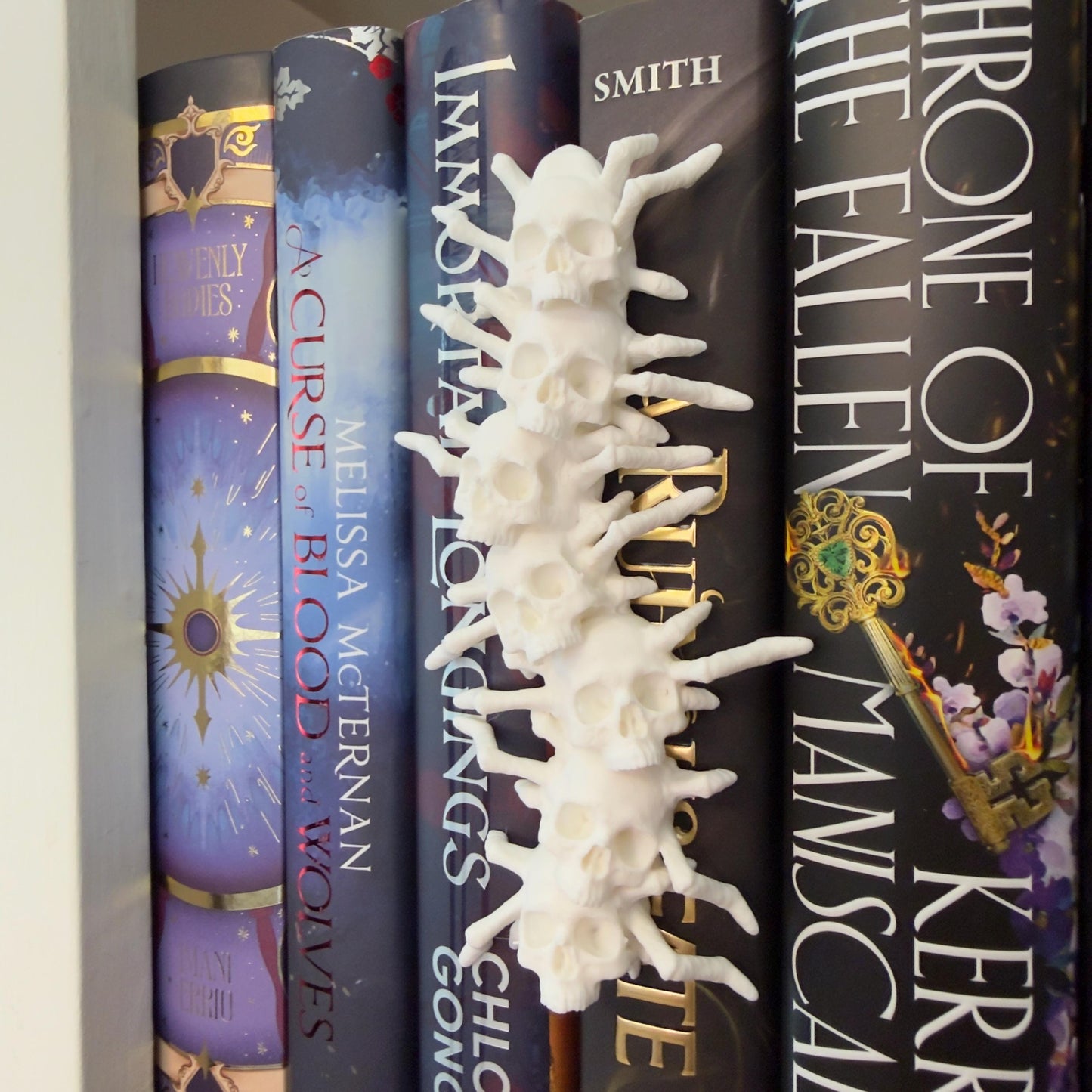 Gothic Skull Centipede Spine Hugger | Shelf Sitter | Magnet