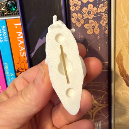 Snail Book Spine Hugger Shelf Decor | Cottagecore Dark Academia Accessory | Magnetic Wall Art