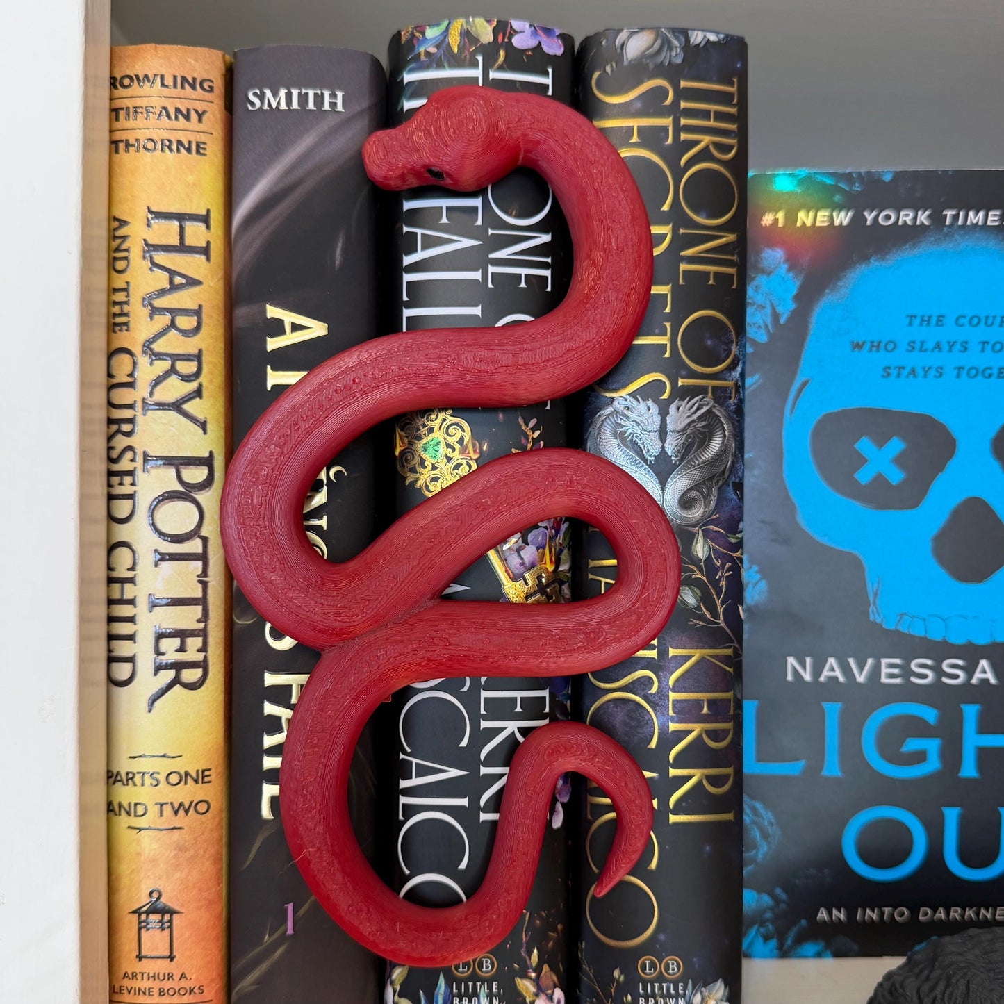Coiled Snake Book Spine Hugger