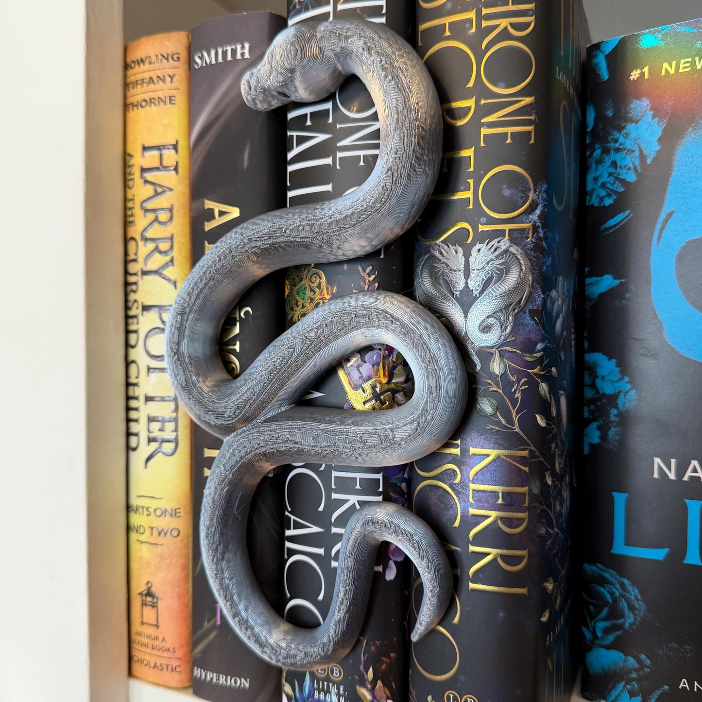 Coiled Snake Book Spine Hugger