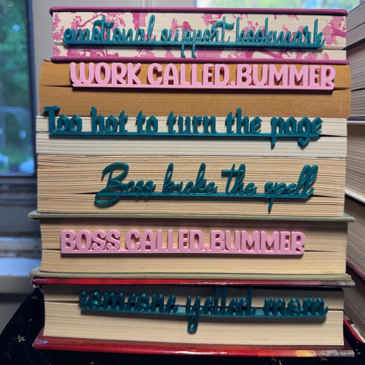 Funny Bookish Side Bookmarks for Readers – Choose Your Phrase