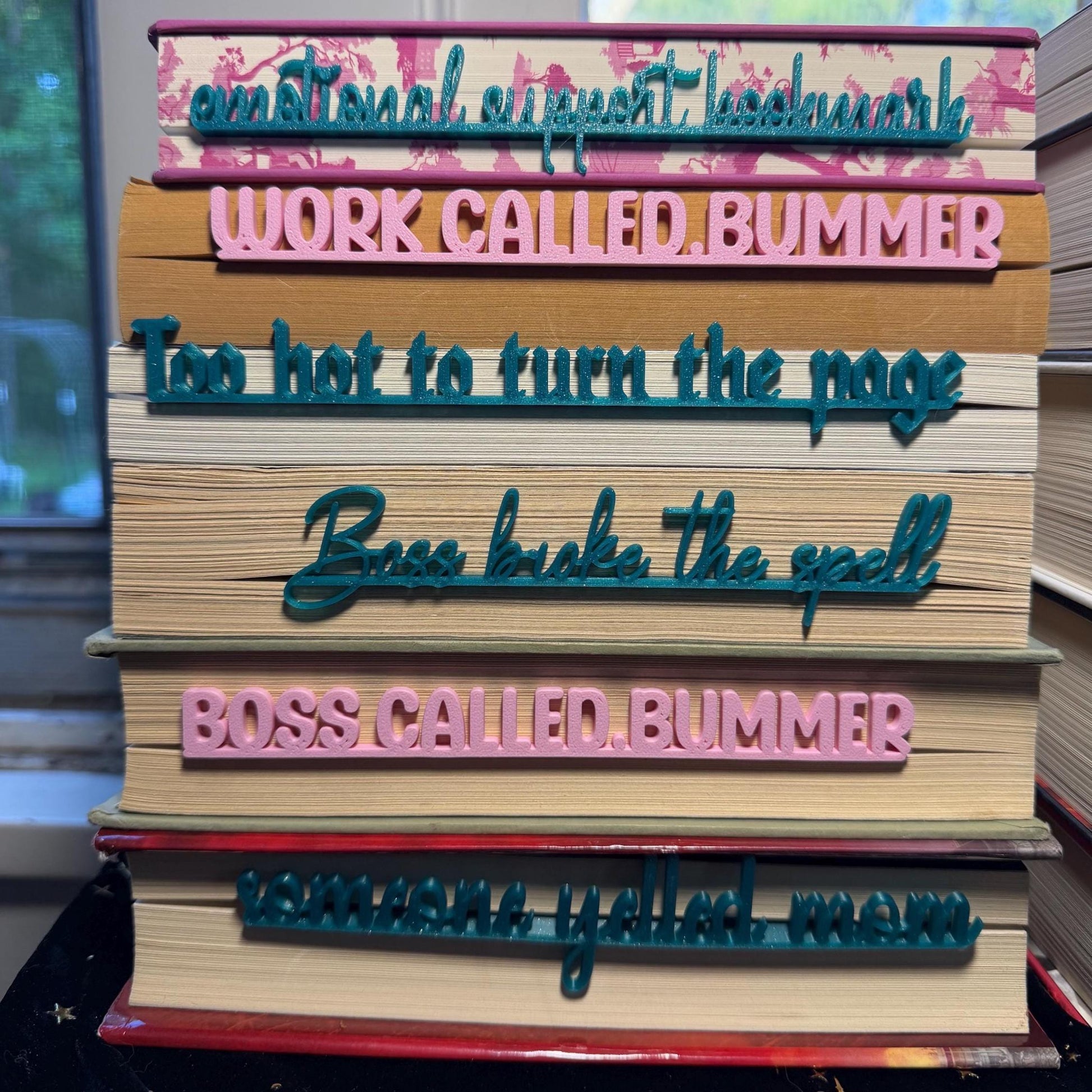 Funny Bookish Side Bookmarks for Readers – Choose Your Phrase
