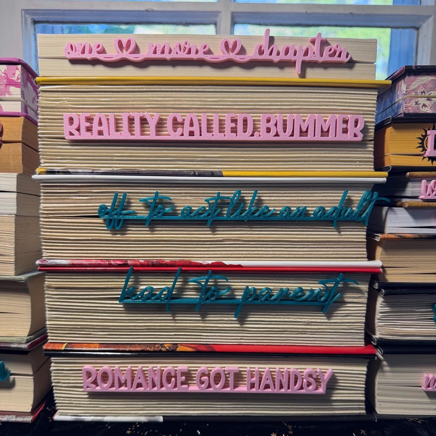 Funny Bookish Side Bookmarks for Readers – Choose Your Phrase