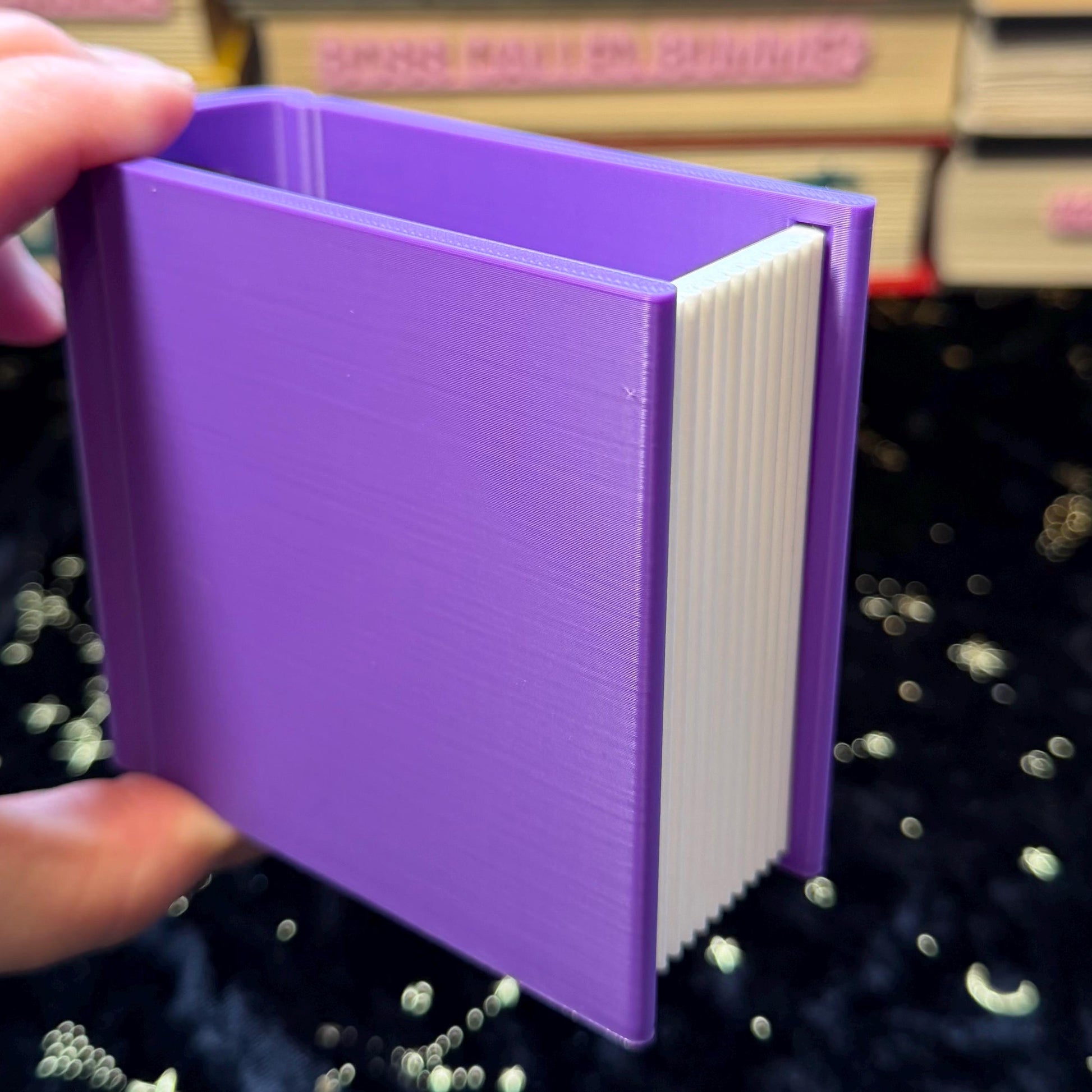 Book Shaped Bookmark Holder | 3D Printed Library Accessory | Desk Decor for Readers