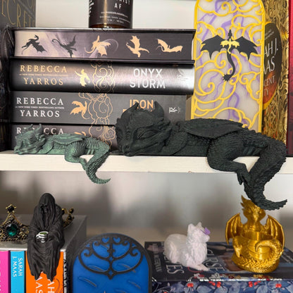 Sleeping baby dragon in small and large