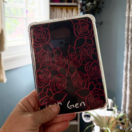 Kindle Case Insert: Floral Roses