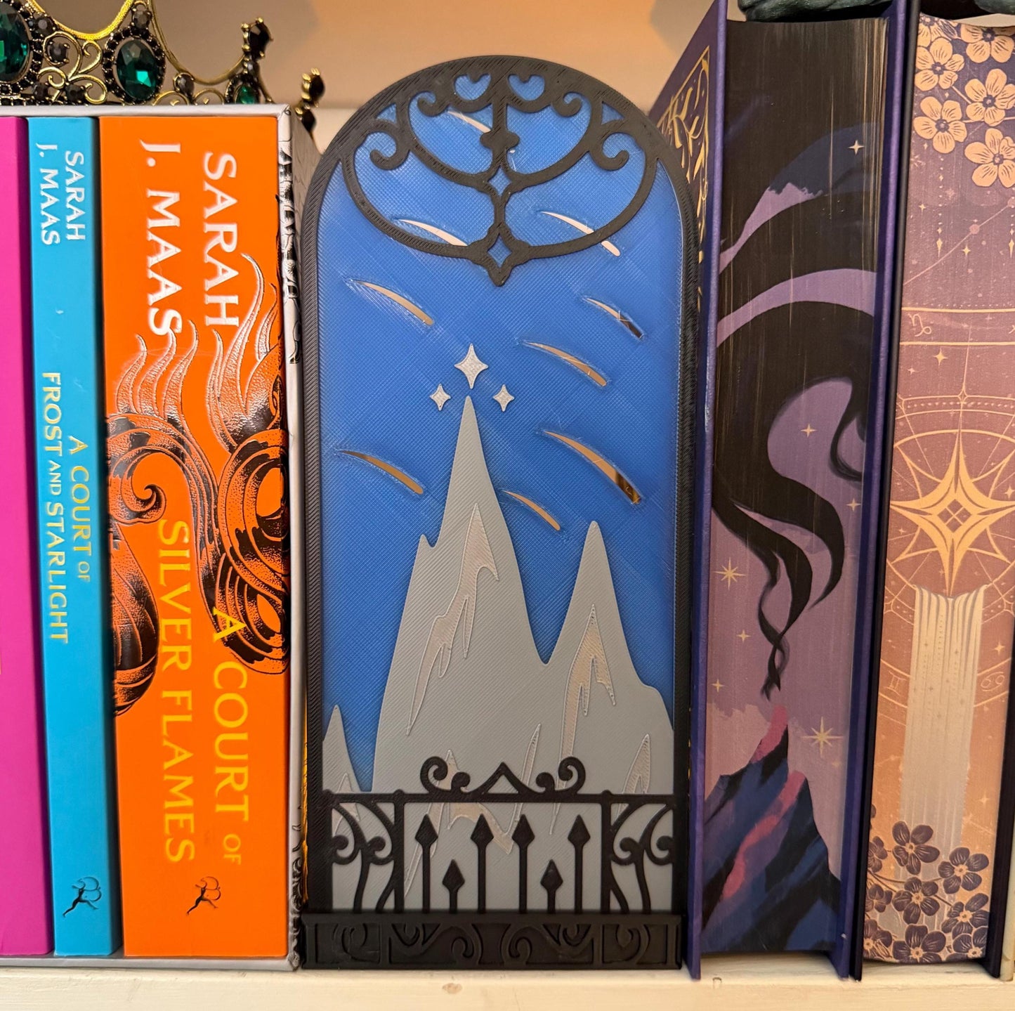ACOTAR Velaris Tealight Holder | Night Court Bookshelf Decor, Starfall Display