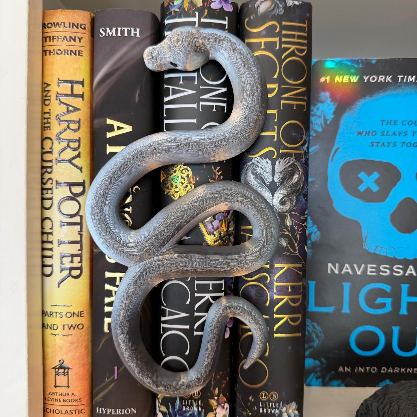 Coiled Snake Book Spine Hugger