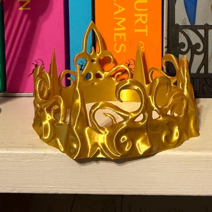 ACOTAR Inspired Dread Trove Decor | Mask, Crown, and Harp | Night Court Bookshelf
