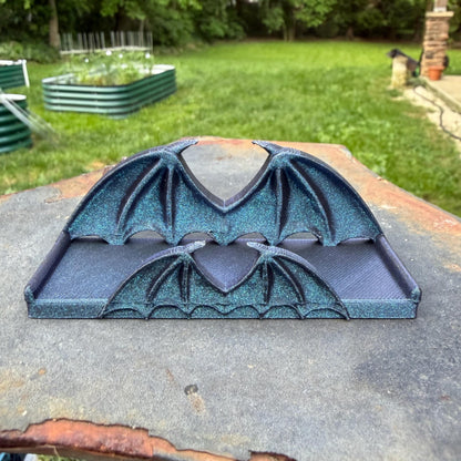 Dragon Wing Business Card Holder | Bat Wing Desk Decor | Vendor Market | Custom Card Stand