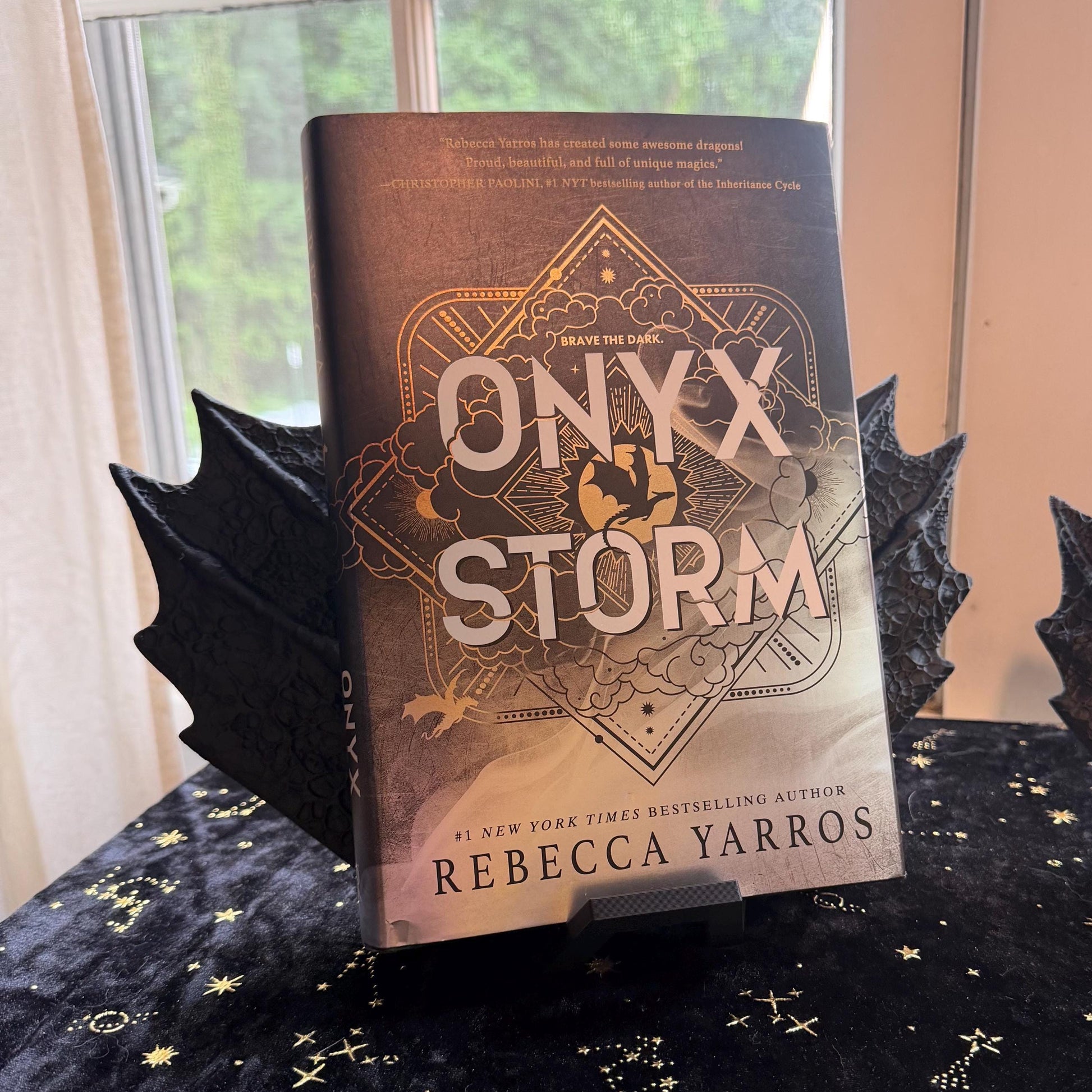 Wing Book Display | Bat Wings | Dragon Wings | Fantasy Bookshelf Home Decor