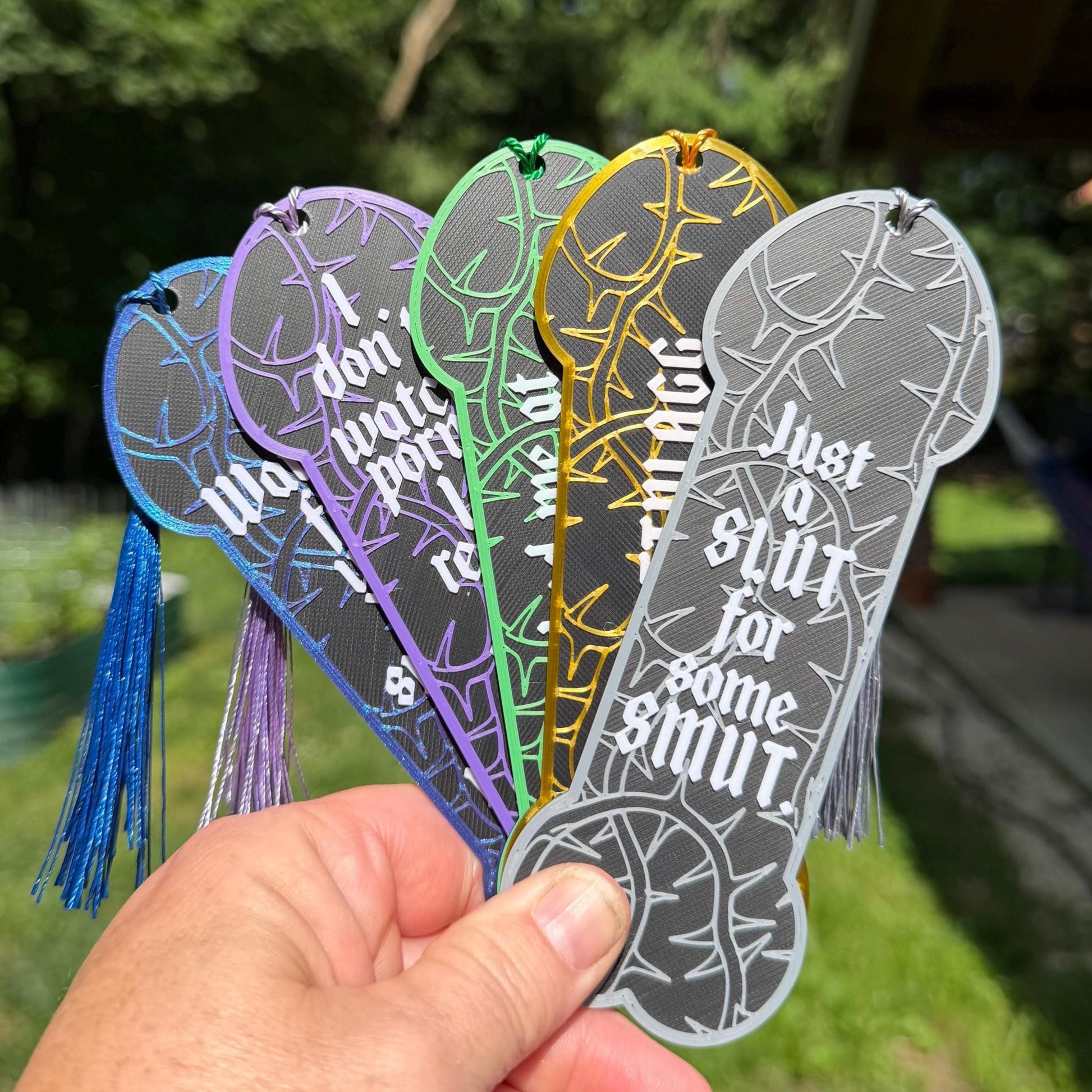 Penis Shaped Spicy Bookmarks