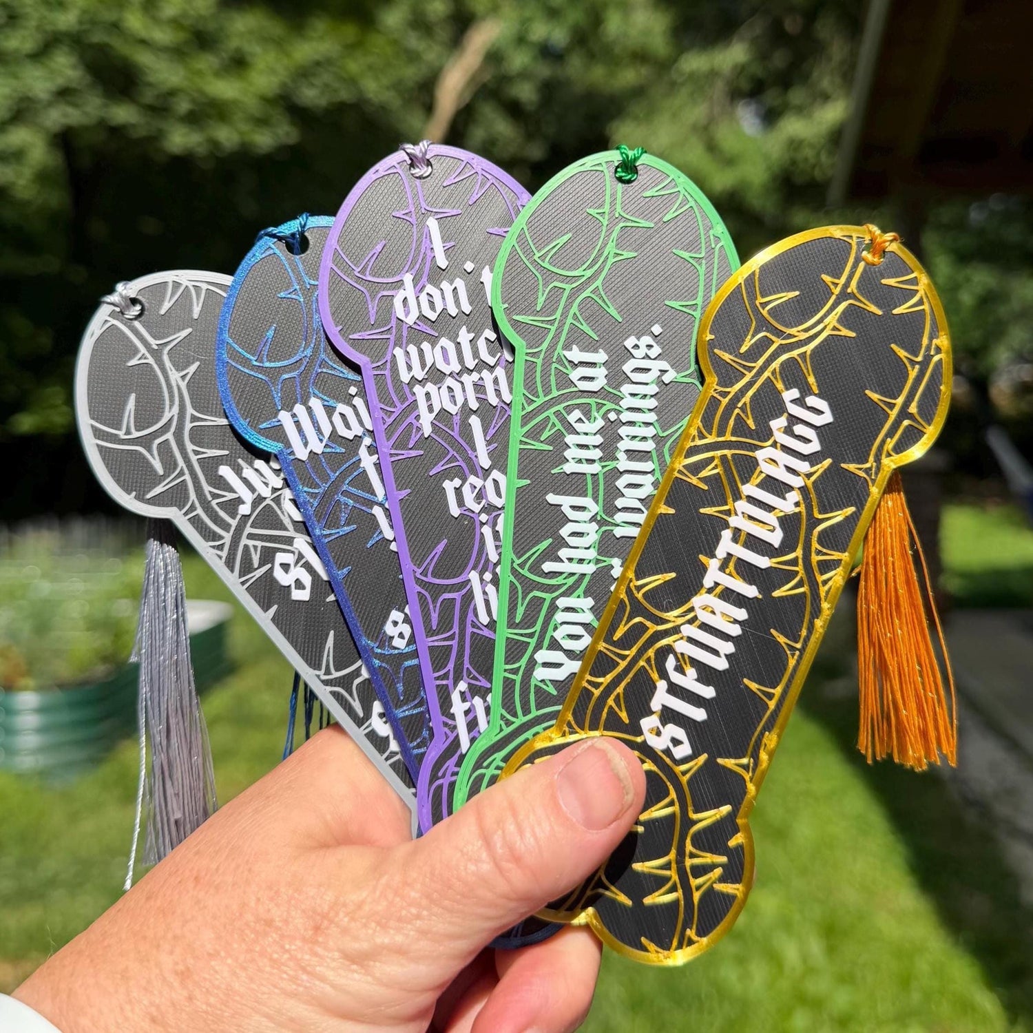 Penis Shaped Spicy Bookmarks