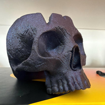 Gothic Skull Tealight Holder | Dark Academia Bookshelf Decor