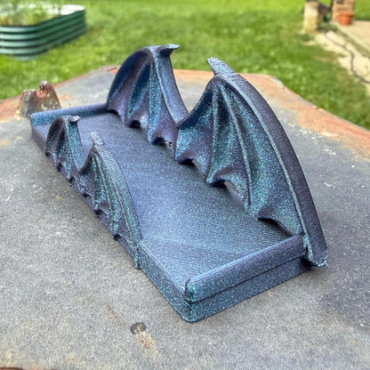 Dragon Wing Business Card Holder | Bat Wing Desk Decor | Vendor Market | Custom Card Stand
