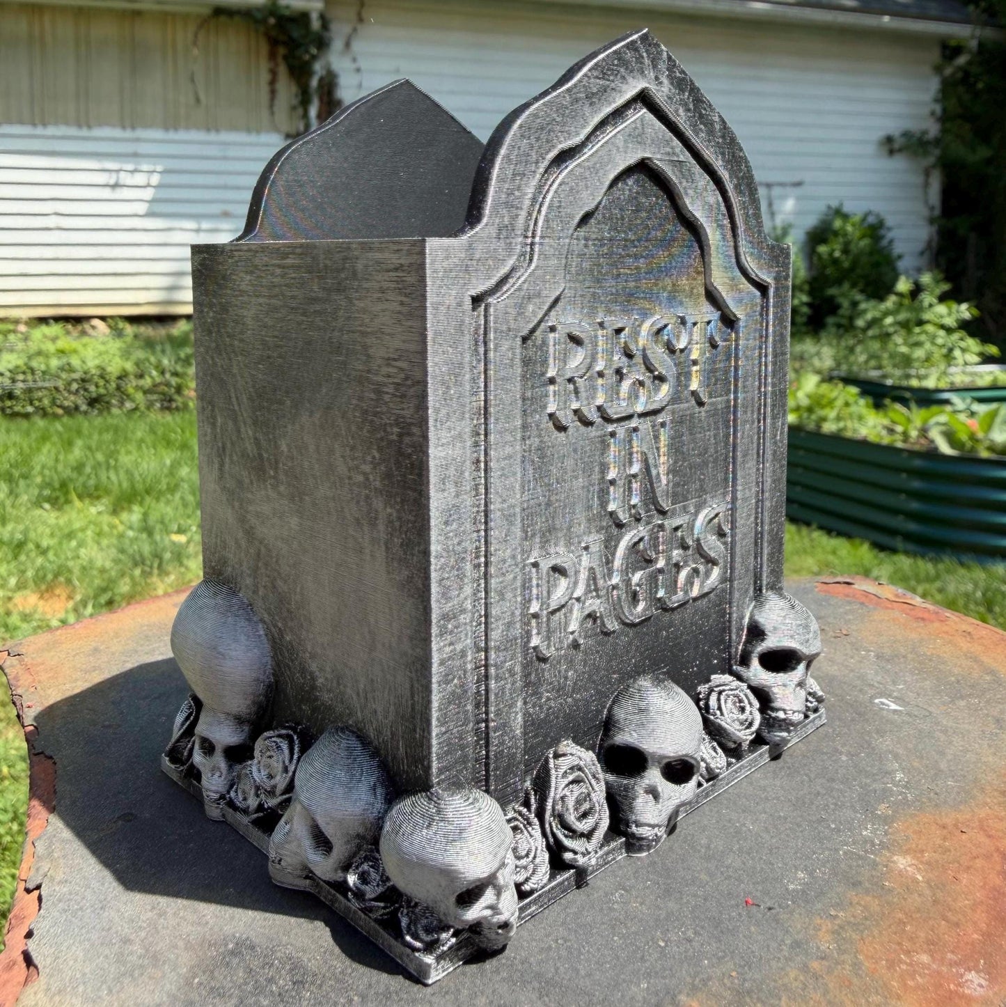 Read in Peace Gothic Tombstone Bookmark Holder