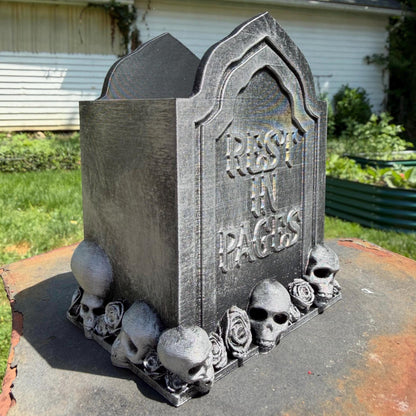 Read in Peace Gothic Tombstone Bookmark Holder