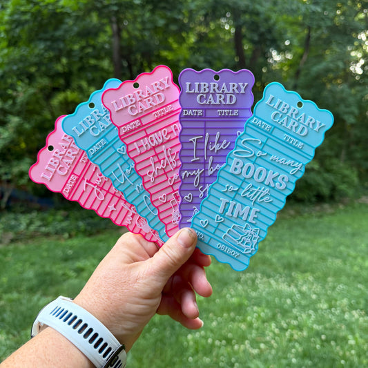 Library Card Bookmark