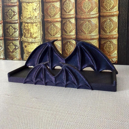 Dragon Wing Business Card Holder | Bat Wing Desk Decor | Vendor Market | Custom Card Stand