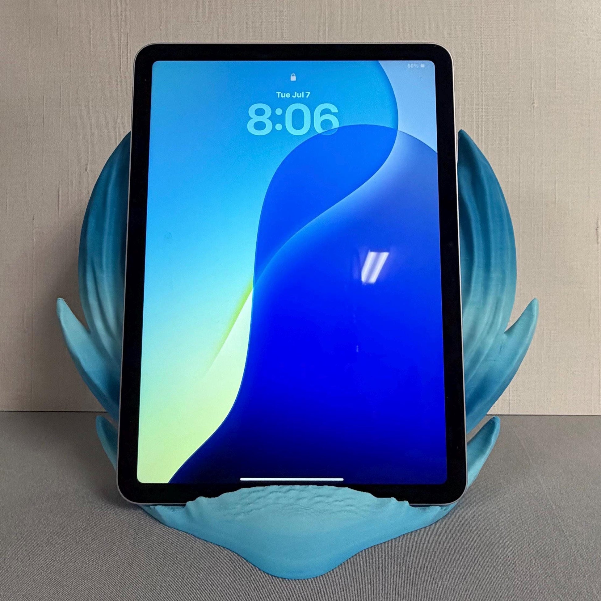 Mermaid Tail Kindle Holder | Tablet Stand | iPad Display | Ocean Fantasy Decor | Siren Bookshelf Accessory