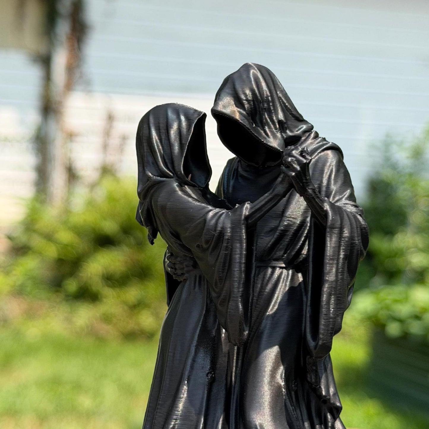 The Last Dance Grim Couple | Gothic Shelf Decor | Dark Academia Figurine | Romantic Macabre Statue