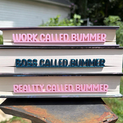 Funny Bookish Side Bookmarks for Readers – Choose Your Phrase