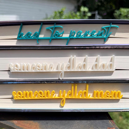 Funny Bookish Side Bookmarks for Readers – Choose Your Phrase