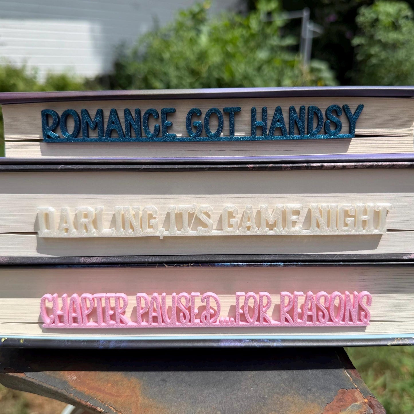 Funny Bookish Side Bookmarks for Readers – Choose Your Phrase