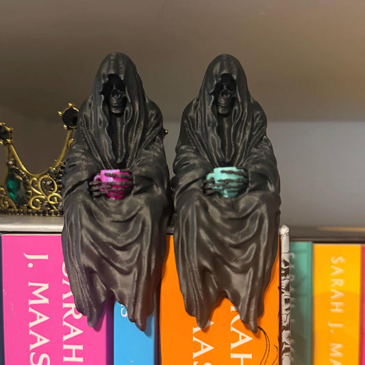 Suriel Tea Shelf Sitter Perchling | ACOTAR Inspired | Grim Reaper Figure