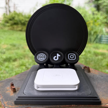 Gothic NFC & Payment Reader Stand | Customizable Vendor Display Stand