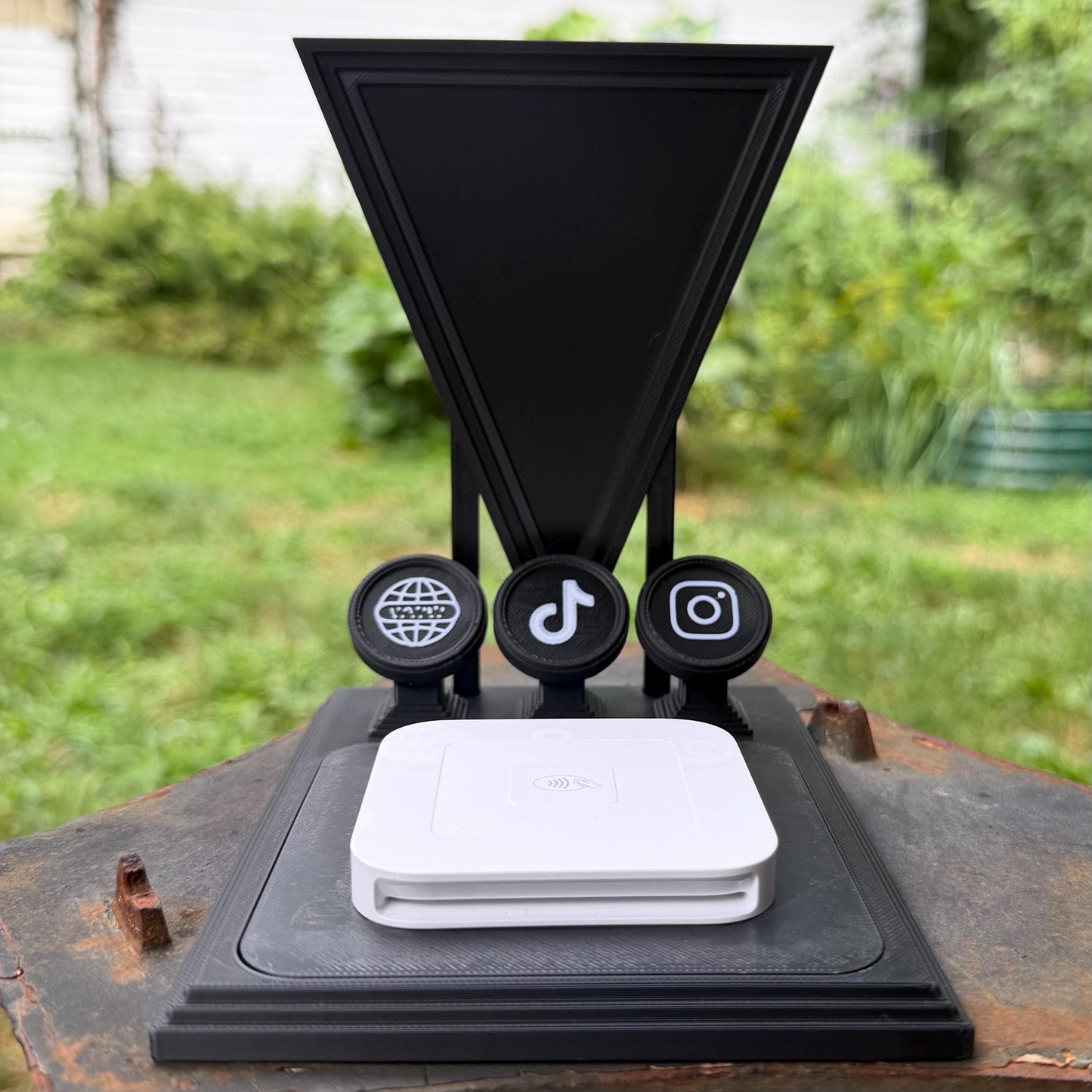 Gothic NFC & Payment Reader Stand | Customizable Vendor Display Stand