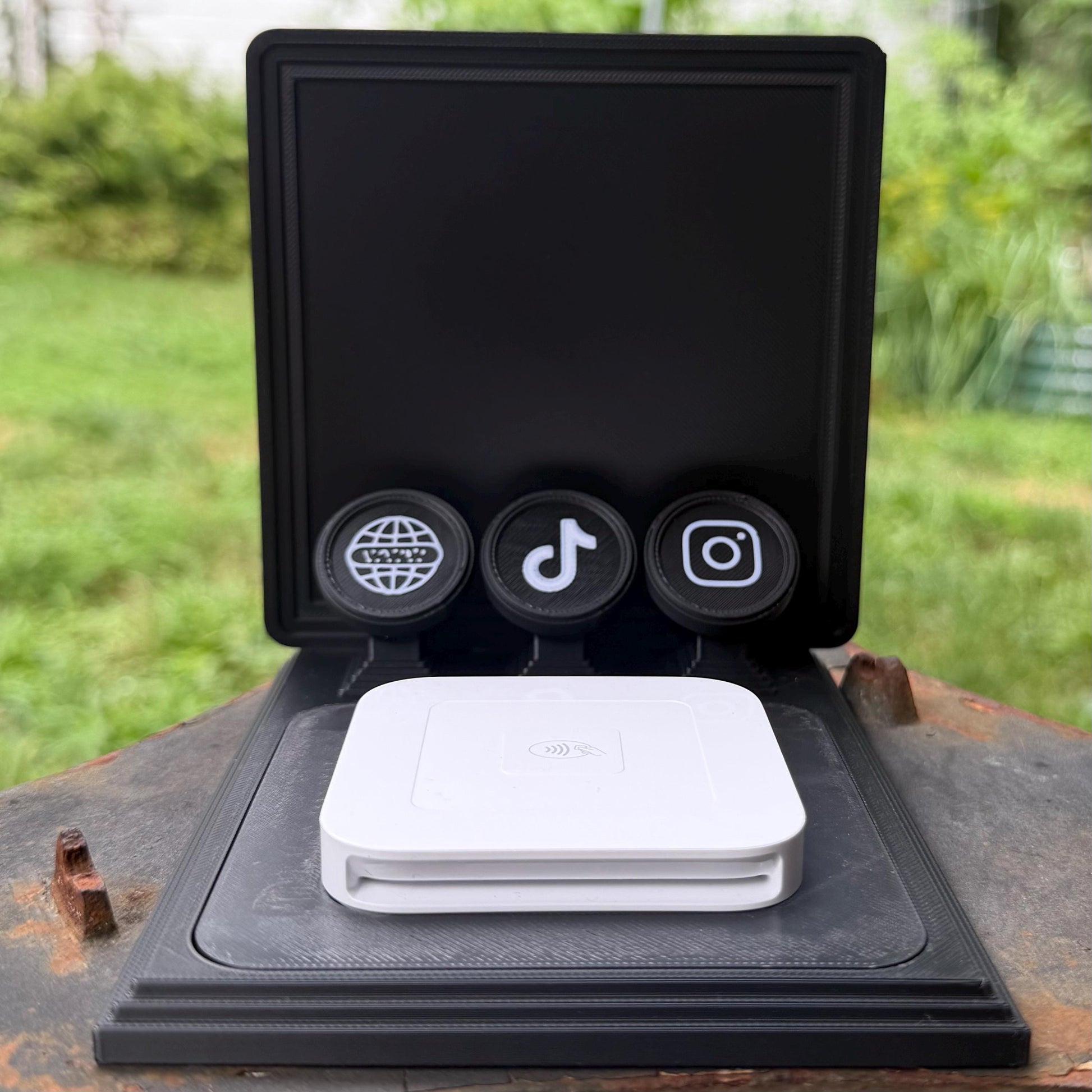 Gothic NFC & Payment Reader Stand | Customizable Vendor Display Stand