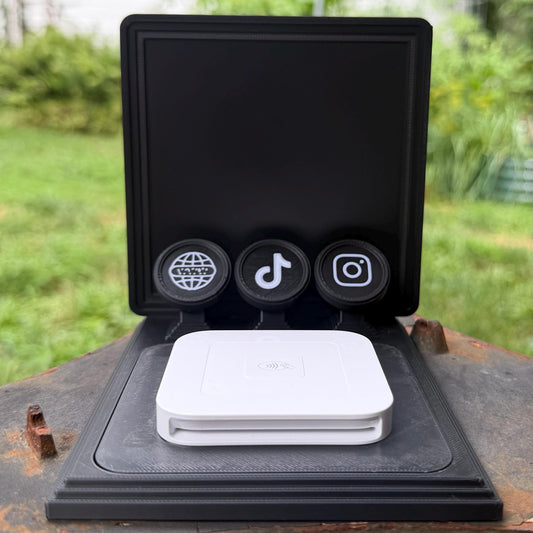 Gothic NFC & Payment Reader Stand | Customizable Vendor Display Stand