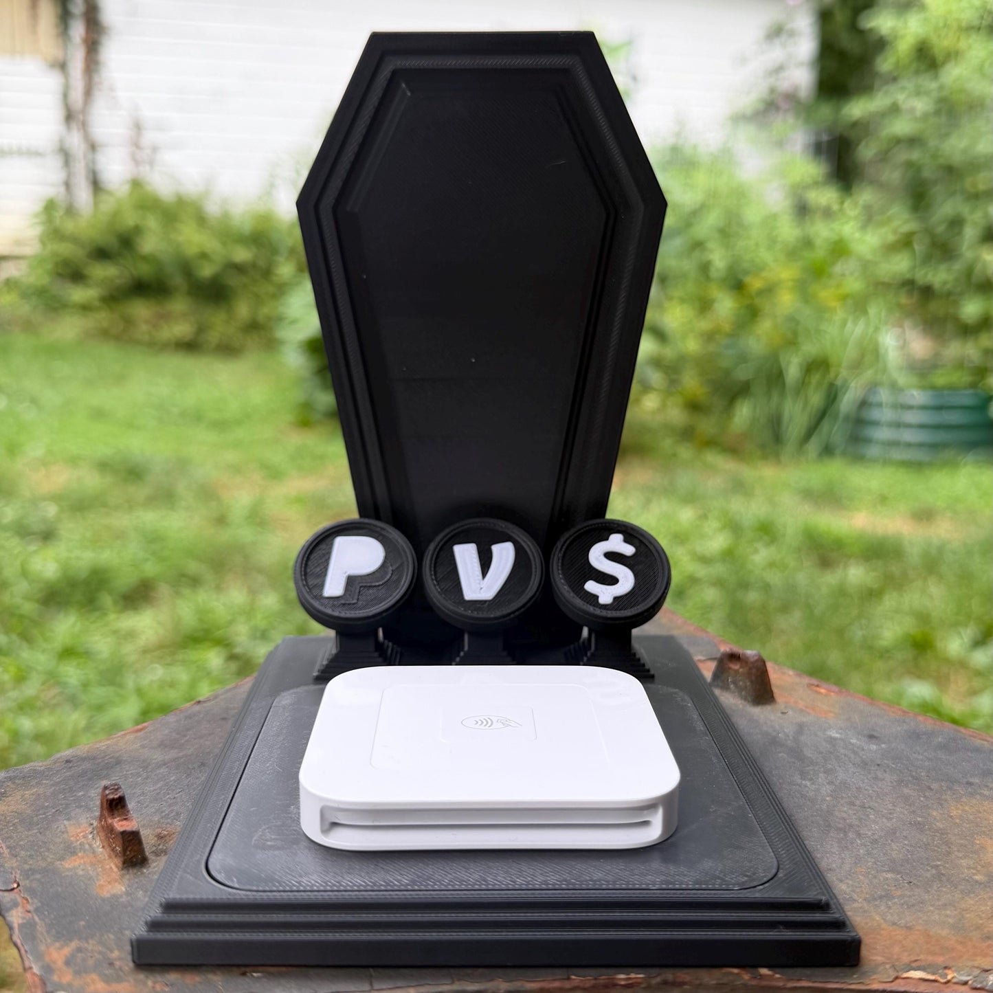 Gothic NFC & Payment Reader Stand | Customizable Vendor Display Stand