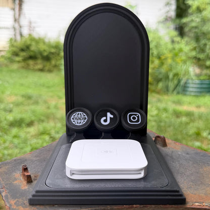 Gothic NFC & Payment Reader Stand | Customizable Vendor Display Stand