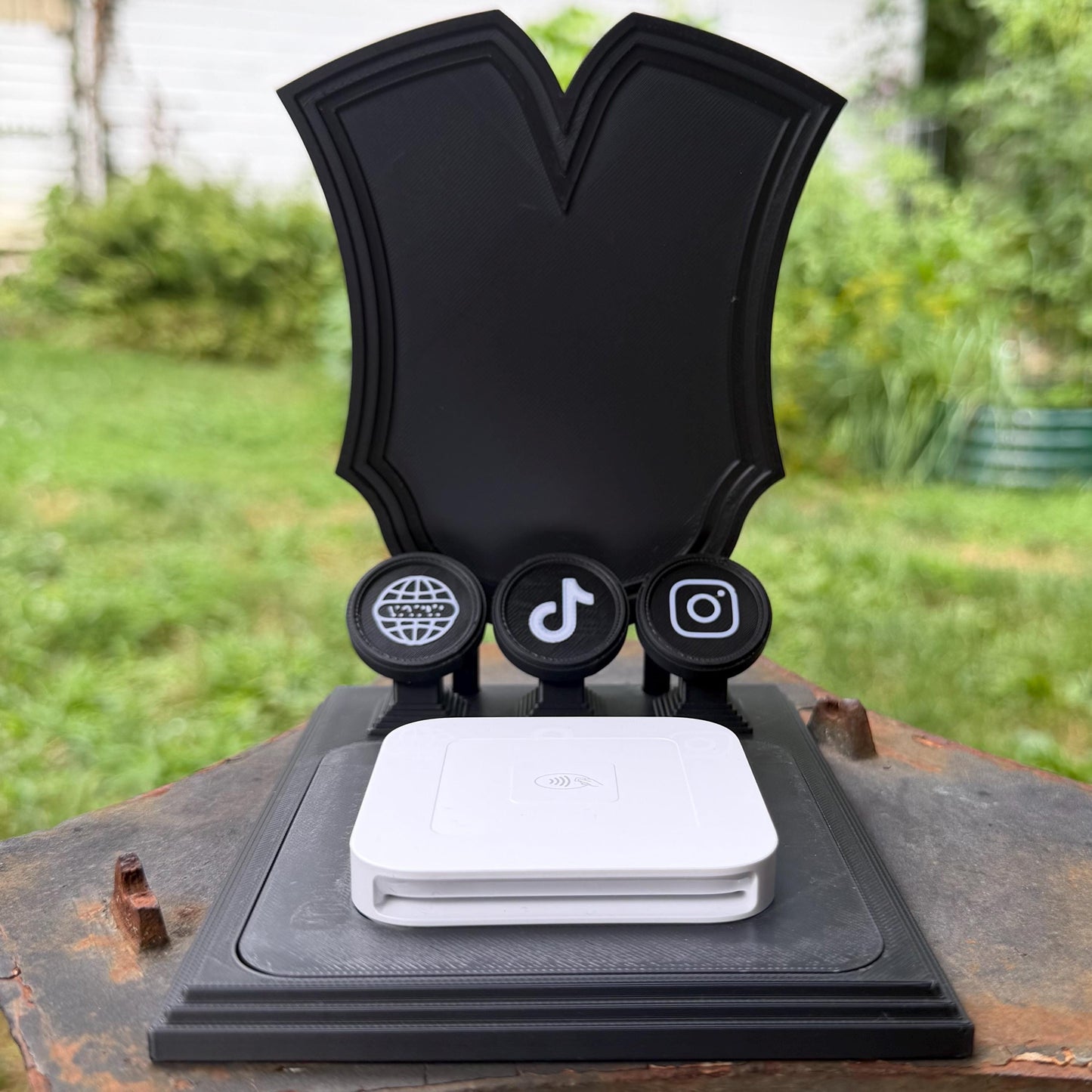 Gothic NFC & Payment Reader Stand | Customizable Vendor Display Stand