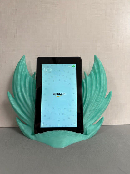 Mermaid Tail Kindle Holder | Tablet Stand | iPad Display | Ocean Fantasy Decor | Siren Bookshelf Accessory
