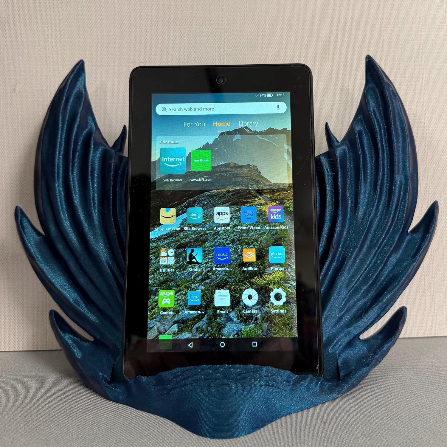 Mermaid Tail Kindle Holder | Tablet Stand | iPad Display | Ocean Fantasy Decor | Siren Bookshelf Accessory