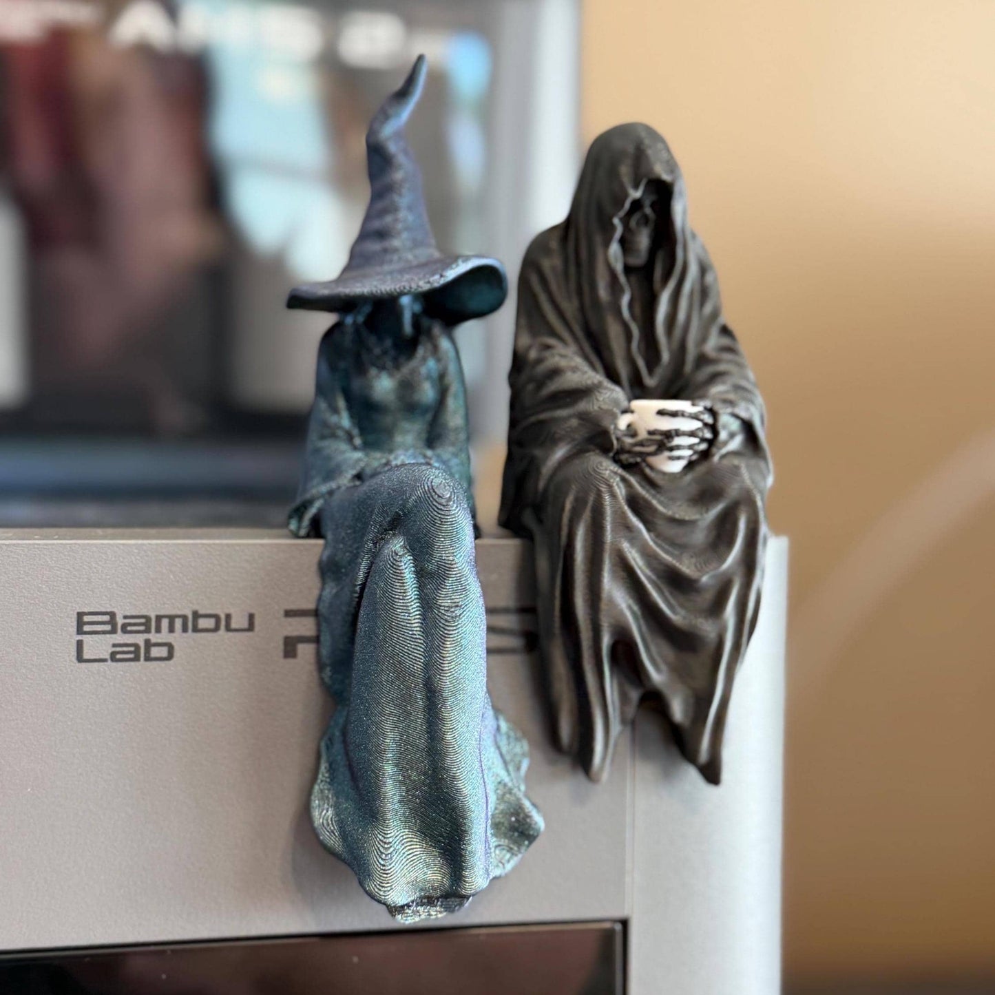 Witch Perchling | Shelf Sitter | Macabre Monitor Buddy | Gothic Plant Pal | Dark Academia Accent